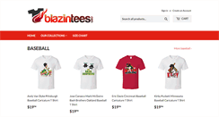 Desktop Screenshot of blazintees.com